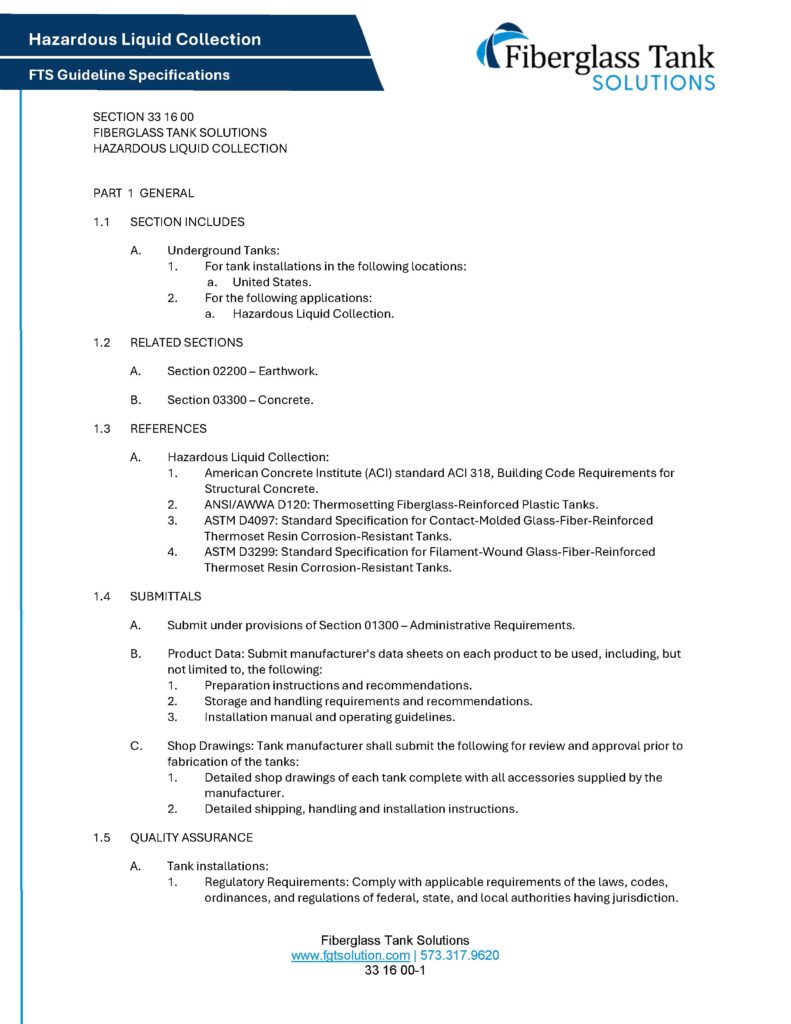 FTS Hazardous Liquid Collection Specs 7.25.25_Page_1