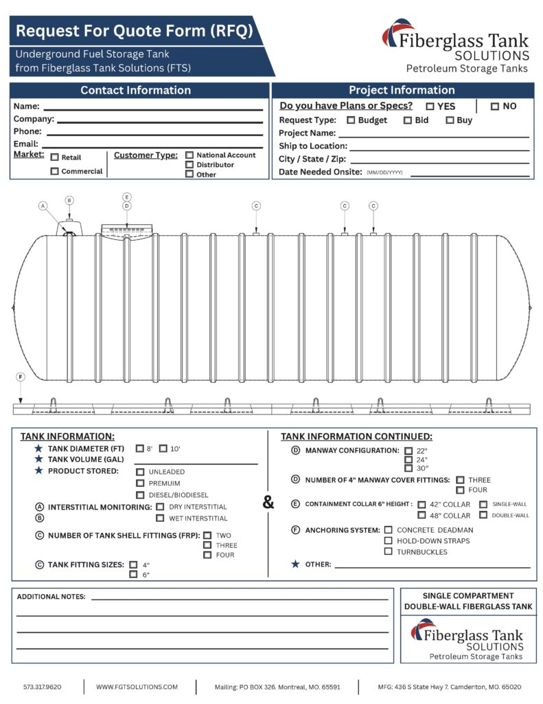 Petro RFQ - 1 Compartment FORM