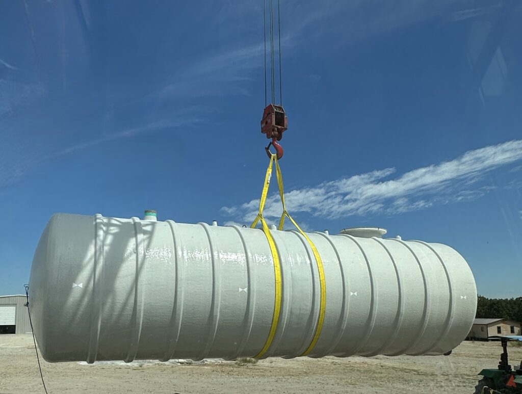 Tank Lift With Slings